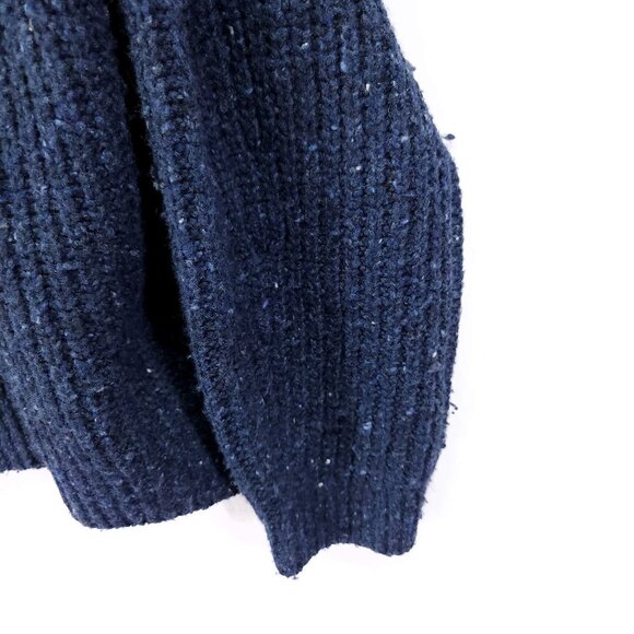 Vince Wool Alpaca Sweater Women's Medium Ribbed Chunky Speckled Knit - Picture 9 of 12